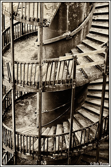 Circular Rusty Stairs