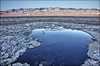 Spring at Death Valley Salt Flats