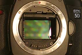 Canon 5D digital CMOS sensor