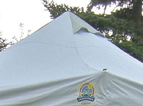 Undercover tent vent